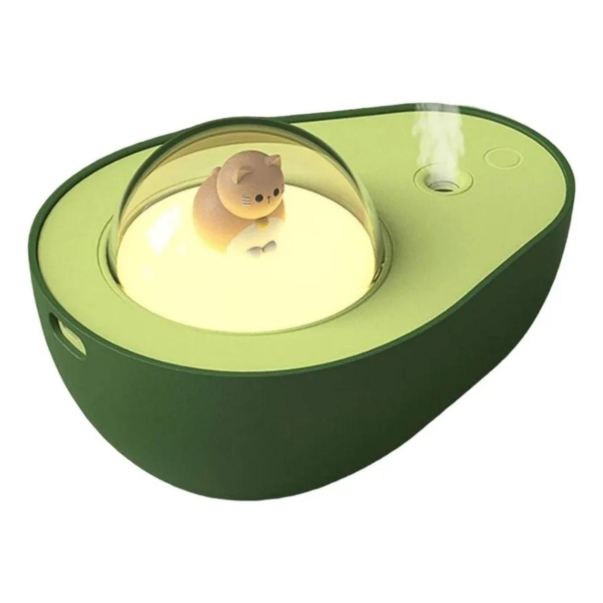IMPORTCLICK - Humidificador Aire Luz LED Nocturna Multicolor Aguacate 210 ML
