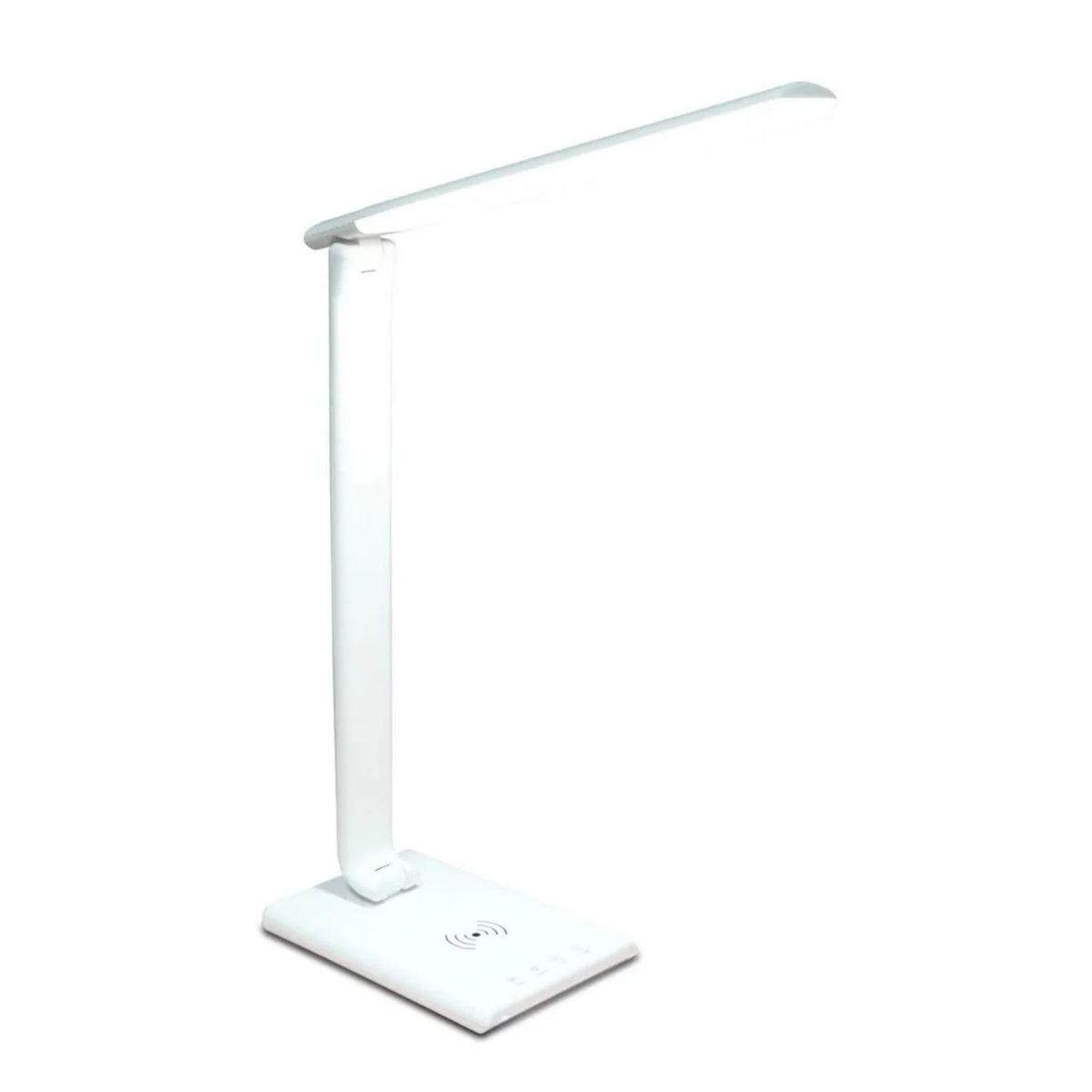 IMPORTCLICK - Lámpara Luz Escritorio LED Cargador Inalámbrico 5 Watt Blanco