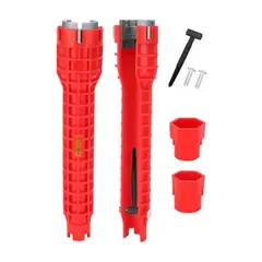 IMPORTCLICK - Llave Ajustable Gasfiteria Multi Uso Flexible Desague Cocina