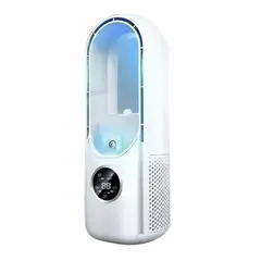 GENERICO - Ventilador De Mesa Sin Aspas Usb Aire Acondicionado Portátil