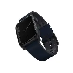 CELLBOX - Correa de Cuero Uniq Straden para Apple Watch - 42 mm Serie 1 / 2 / 3 - Azul