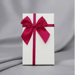 GENERICO - Set Caja de regalo rectangular con lazo 3 tamaños