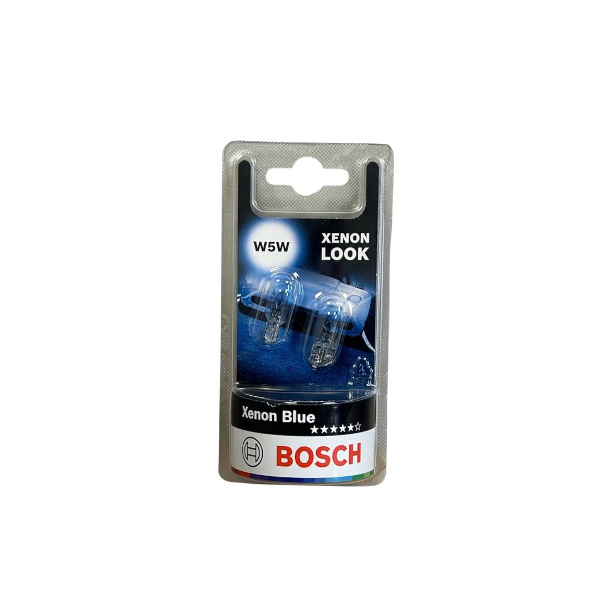 BOSCH - Kit Ampolleta Xenon Blue Cola De Pez W5w T10