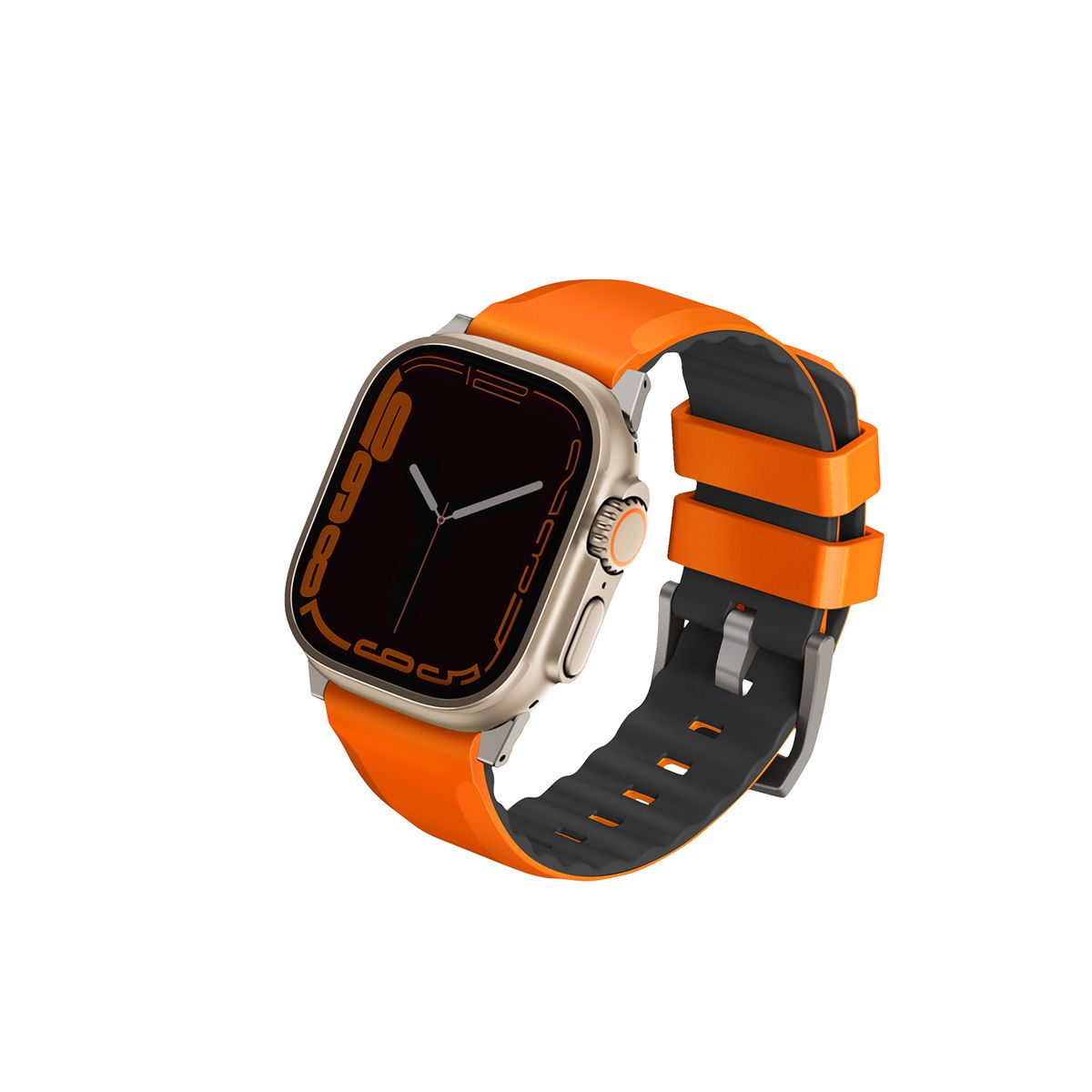CELLBOX - Correa de Silicona Uniq Linus para Apple Watch - 44 / 45 mm - Naranja