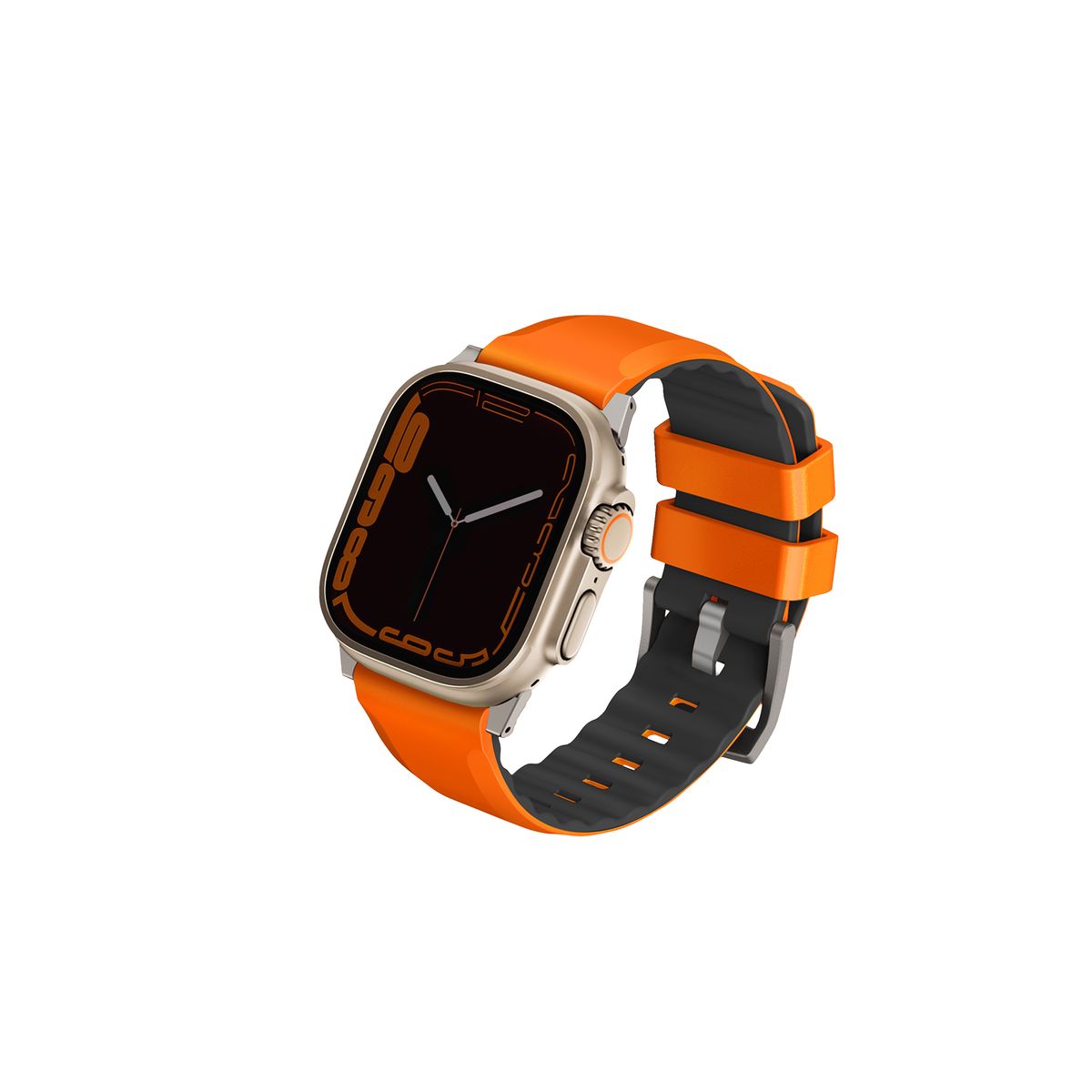 CELLBOX - Correa de Silicona Uniq Linus para Apple Watch - 44 / 45 mm - Naranja