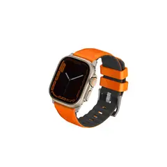 CELLBOX - Correa de Silicona Uniq Linus para Apple Watch - 44 / 45 mm - Naranja