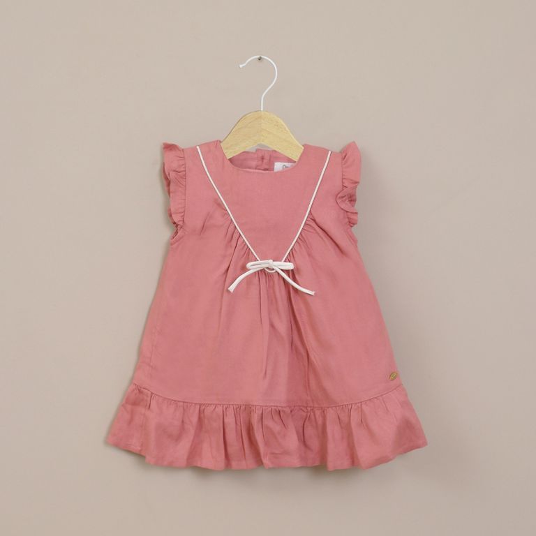 Vestido Infant Nina Rosa Viejo Rosa 4 ANOS