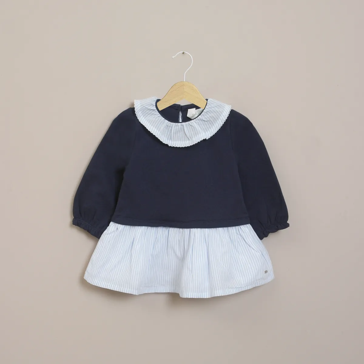 OPALINE - Vestido Infant Niña Azul Marino