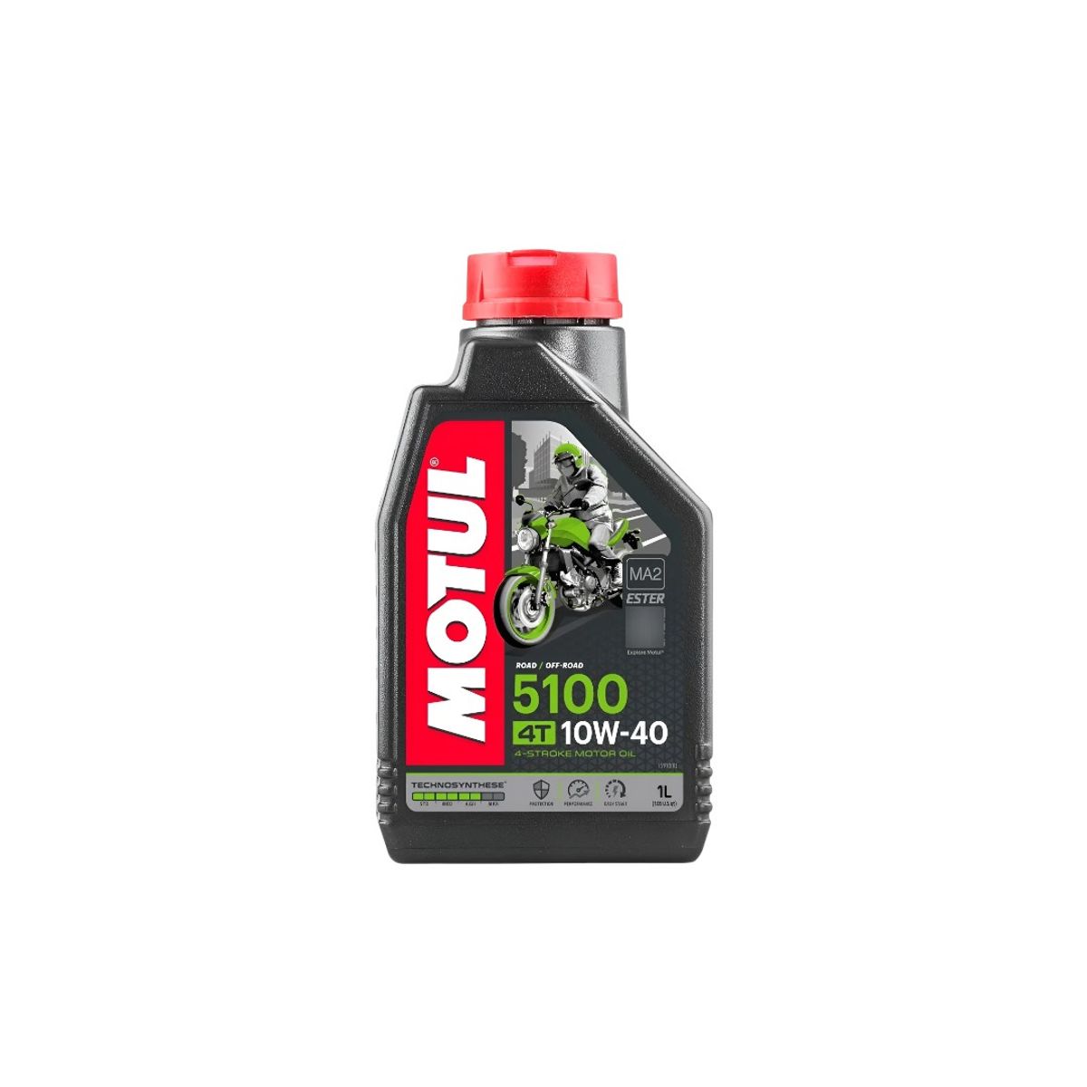 MOTUL - Aceite 10W-40 5100 1L para Moto