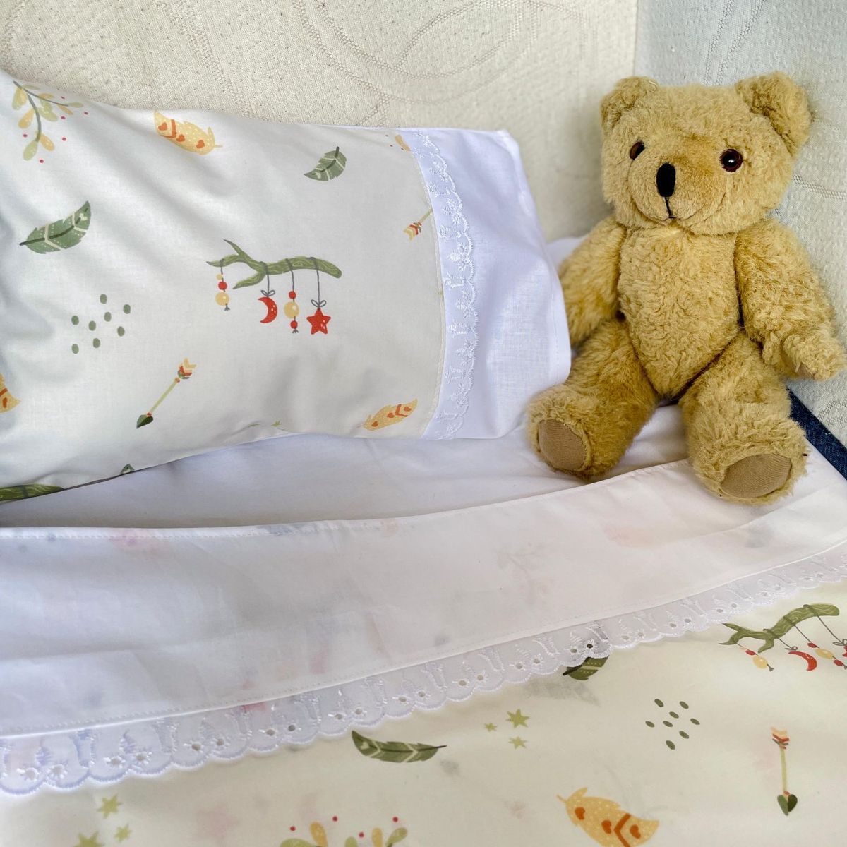 GENERICO - Juego de sabana cuna colecho premium 300 hilos