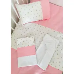 GENERICO - Juego de sabana mas cobertor cuna 130x60 bebe