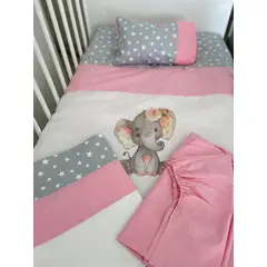 GENERICO - Juego de sabana mas cobertor cuna colecho bebe