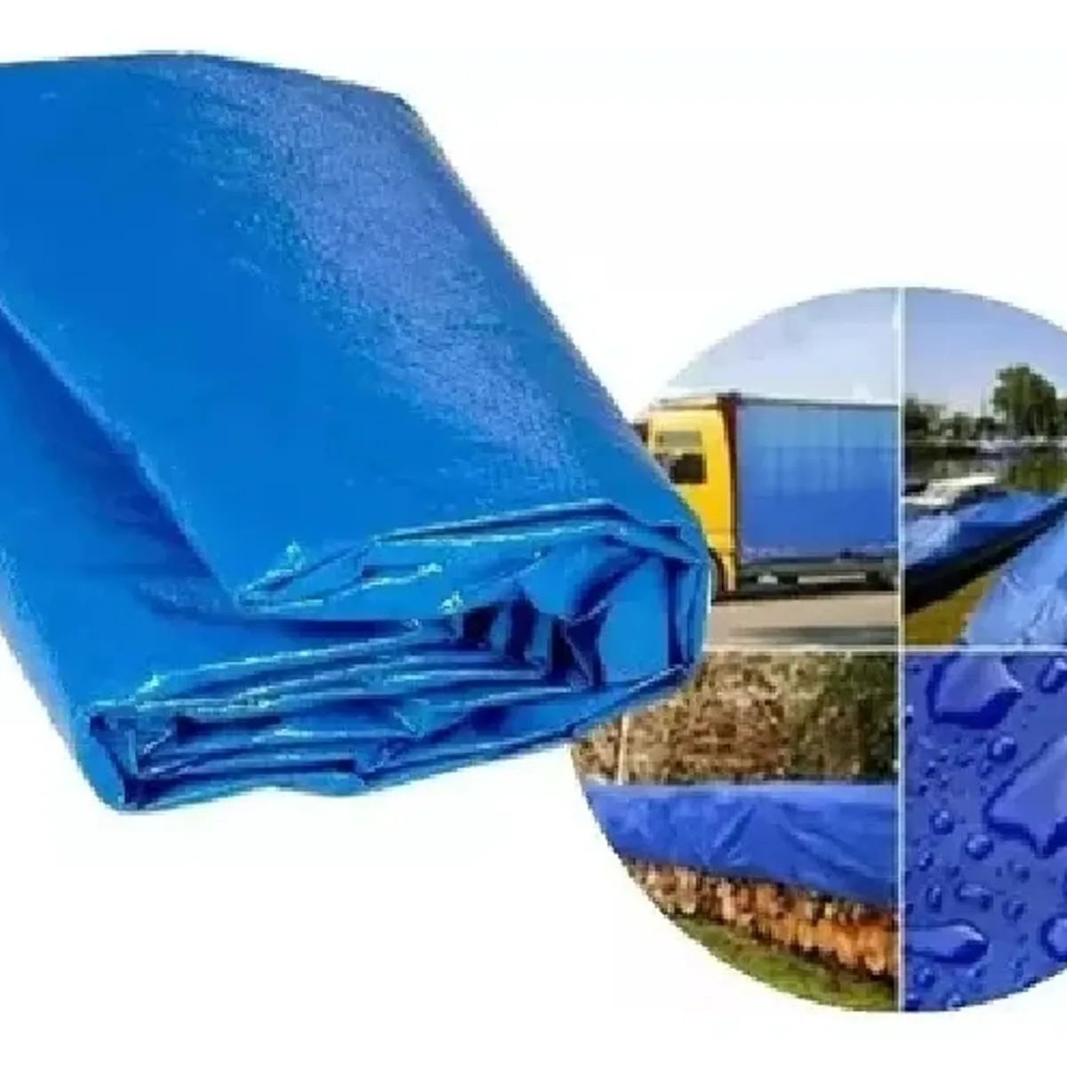 GENERICO - Carpa Lona Cobertor Multiusos Impermeable 5 X 6 Metros