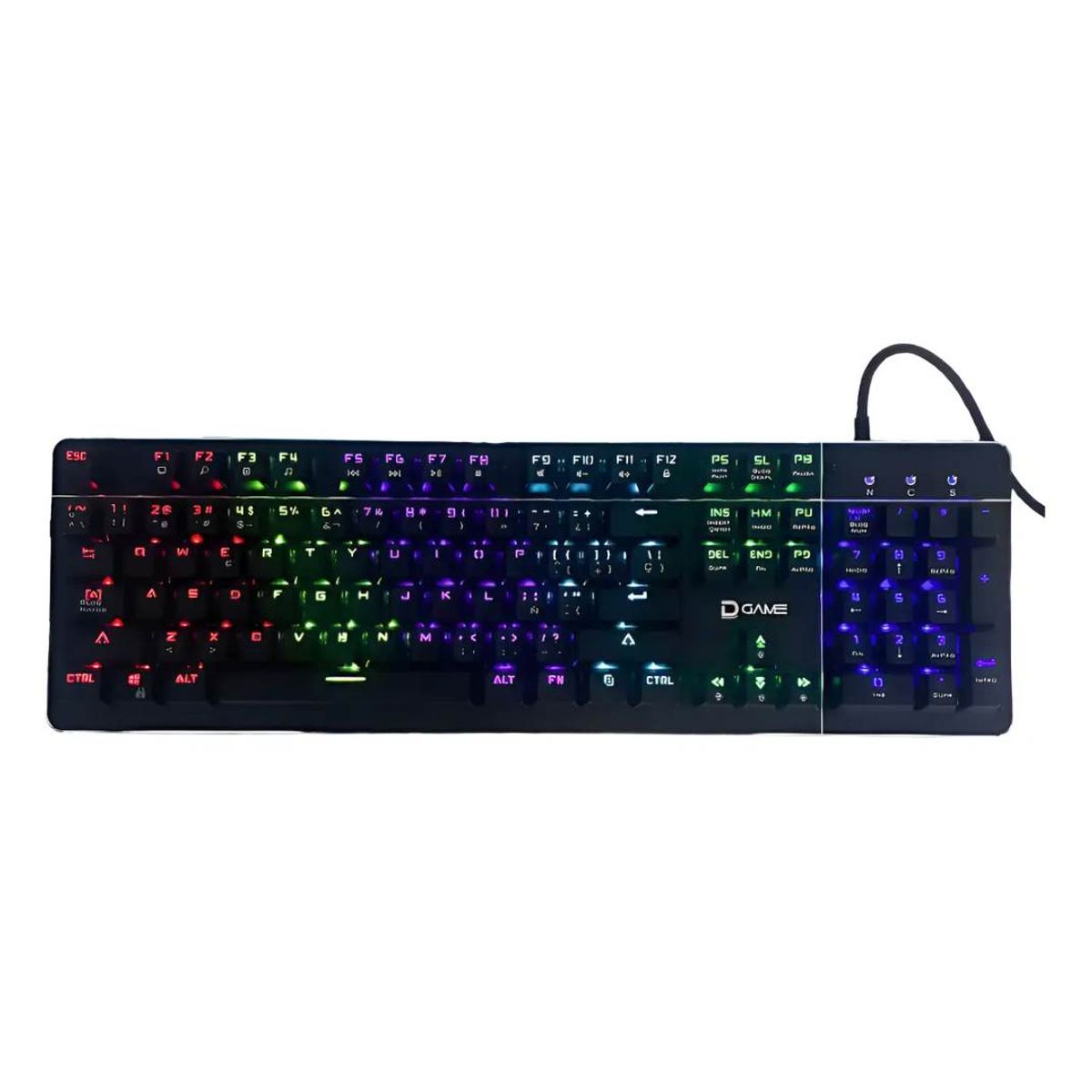 DG - Teclado Mecanico Gamer Retroiluminado Rgb Antighosting