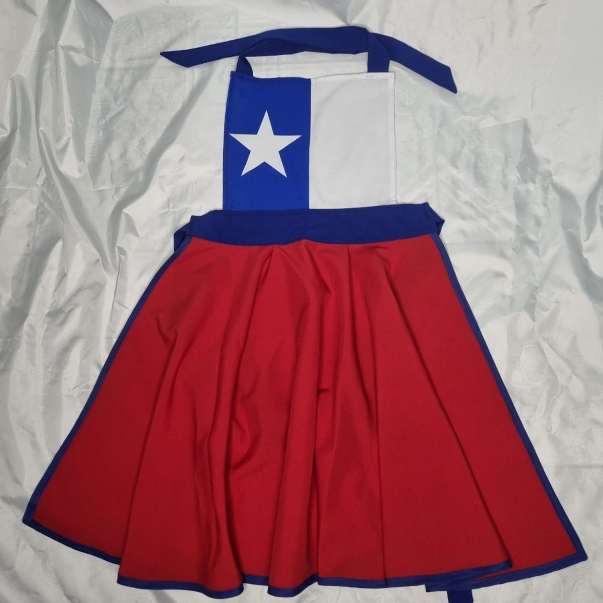 EL ESPACIO DE TOMMY - Delantal mujer bandera chile