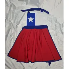 EL ESPACIO DE TOMMY - Delantal mujer bandera chile