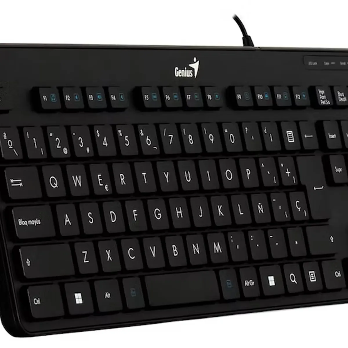 GENIUS - Teclado Compacto Usb Genius Luxemate 110 Español Chocolate