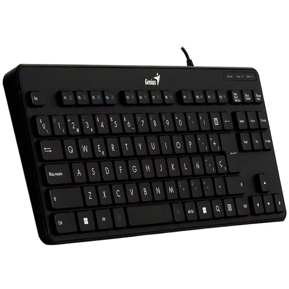 GENIUS - Teclado Compacto Usb Genius Luxemate 110 Español Chocolate