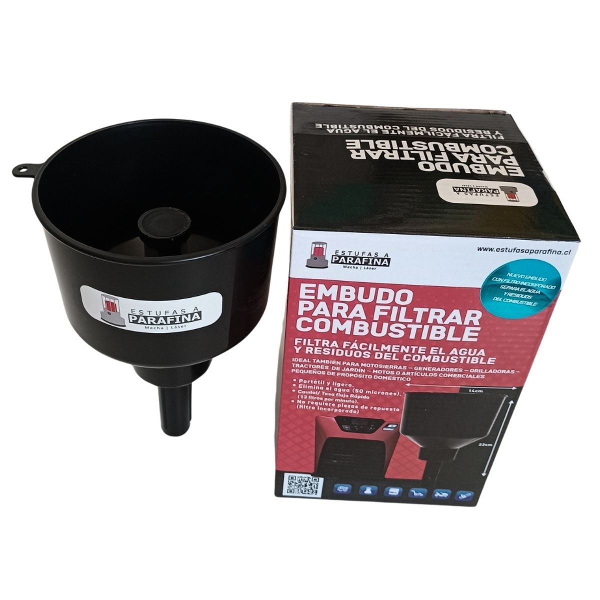 GENERICO - Embudo Filtro Purificador De Parafina Para Estufas A Parafina Embudo Mágico