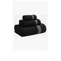 GENERICO - Set De Toallas Mano Baño Y Cara 100% Algodón Peinado 500 Gsm