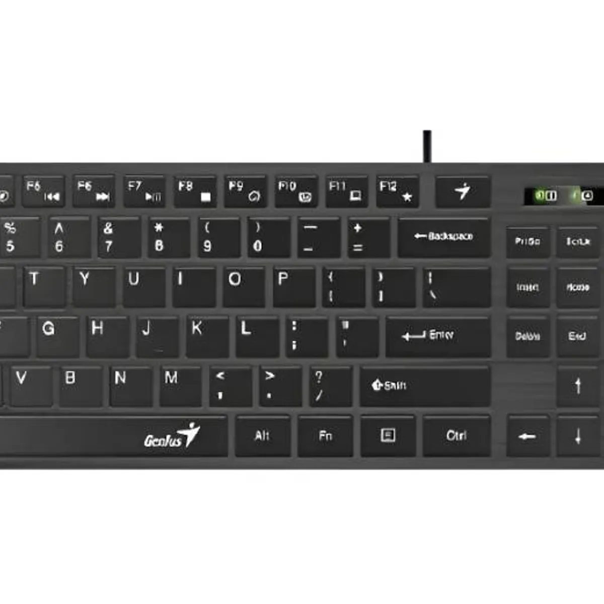 GENIUS - Teclado Usb Español Chocolate Genius Slimstar 126 Copilot Español