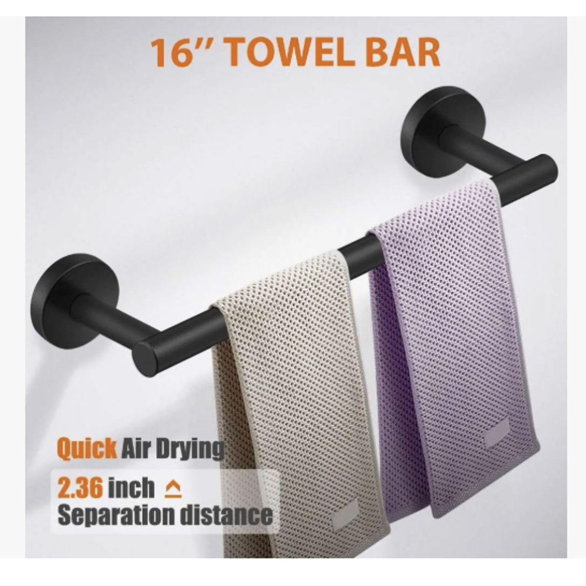 GENERICO - Juego De Accesorios De Baño Toalleros 304 Inoxidable