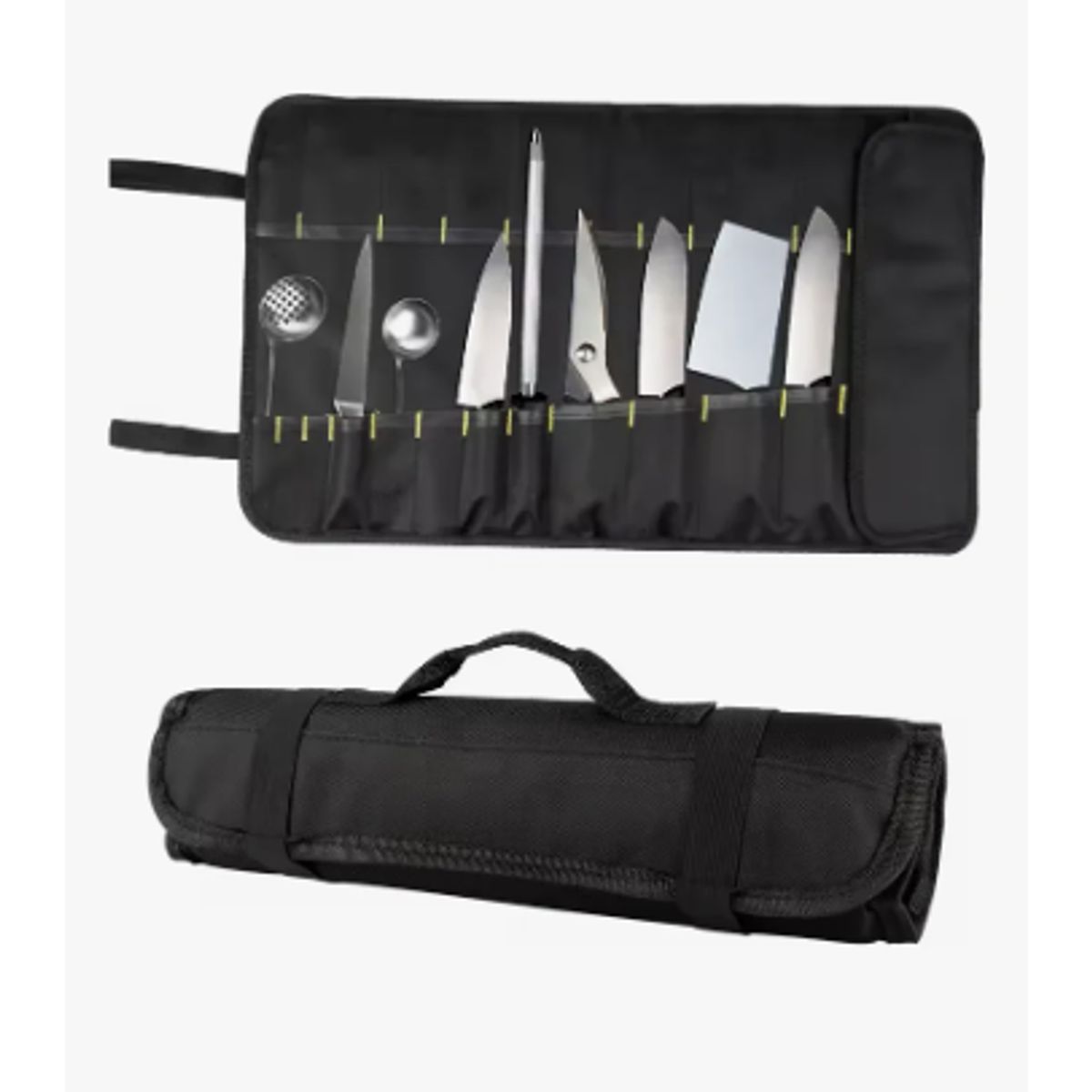 GENERICO - Bolso Porta Cuchillos Gastronomía De Chef Portátil 58cmx35cm
