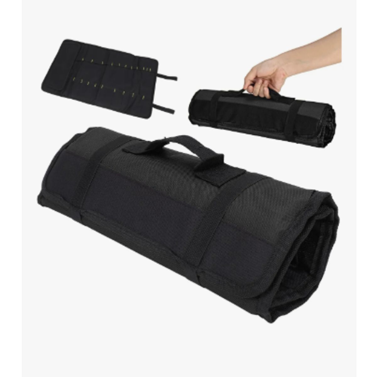 GENERICO - Bolso Porta Cuchillos Chef Estuche Portátil Cocina Oxford Negro