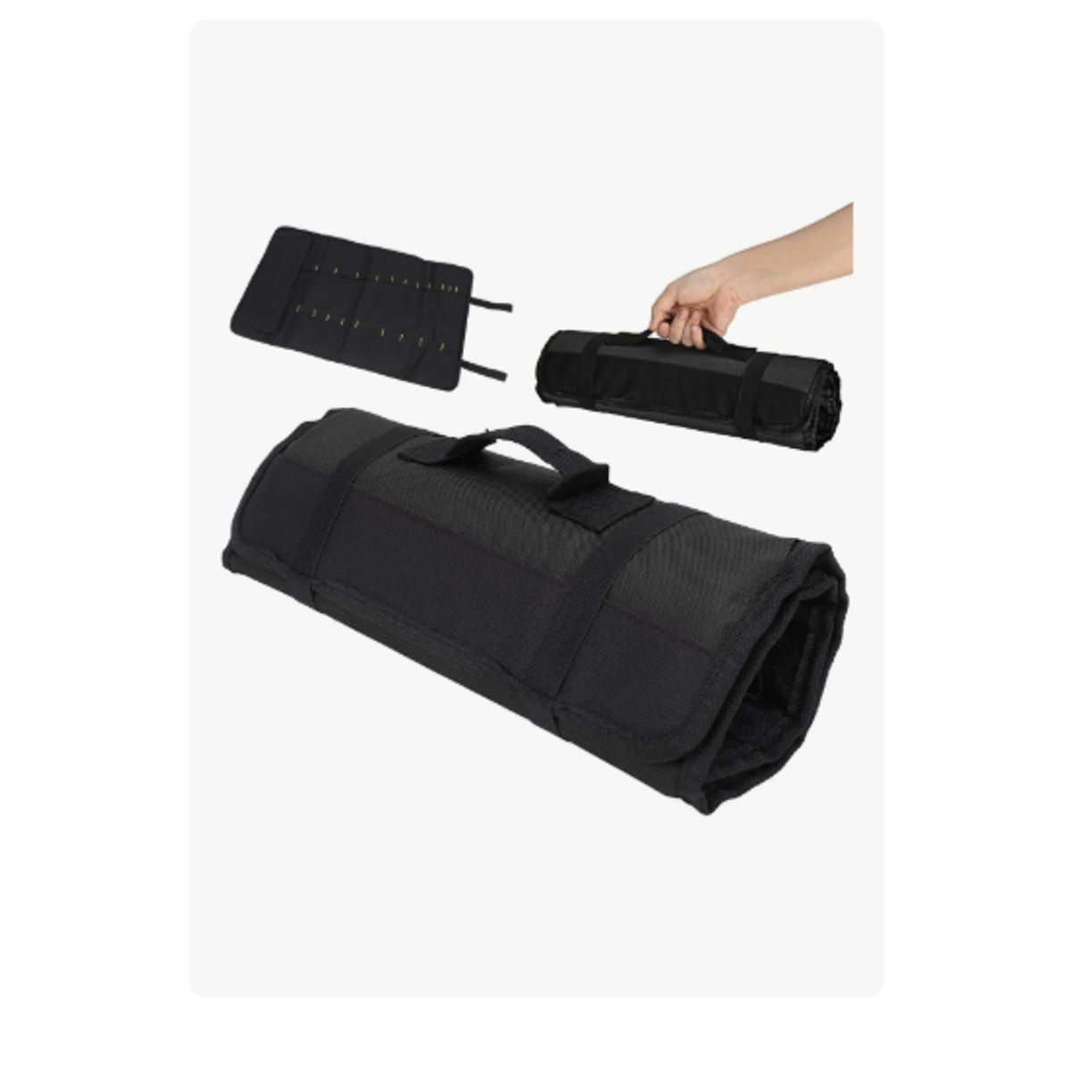 GENERICO - Bolso Porta Cuchillos Chef Estuche Portátil Cocina Oxford Negro