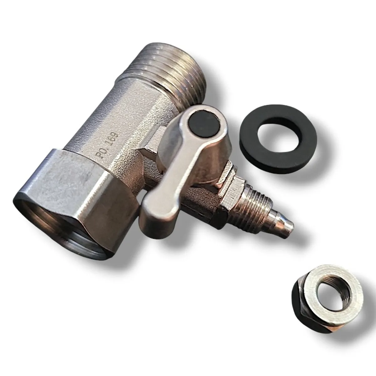 VIGAHOME - Valvula Llave Paso Conexion 12 X14 Para Refrigerador