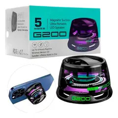 GENERICO - Altavoz Magnético Con Iluminación Rgb G200 Bt53 Mini Sound