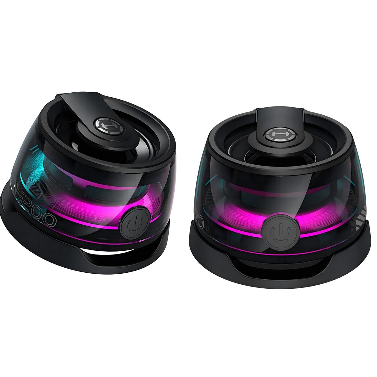 GENERICO - Altavoz Magnético Con Iluminación Rgb G200 Bt53 Mini Sound