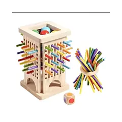 GENERICO - Juguete Montessori de Madera Torre Didáctica Sensorial