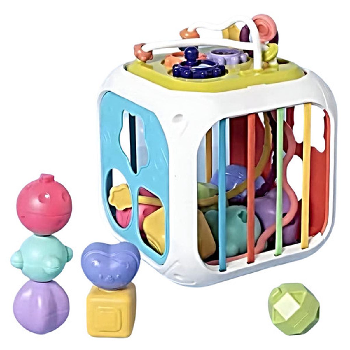 GENERICO - Cubo Didáctico 7 en 1 para Bebés  Juguete Sensorial Educativo Multicolor