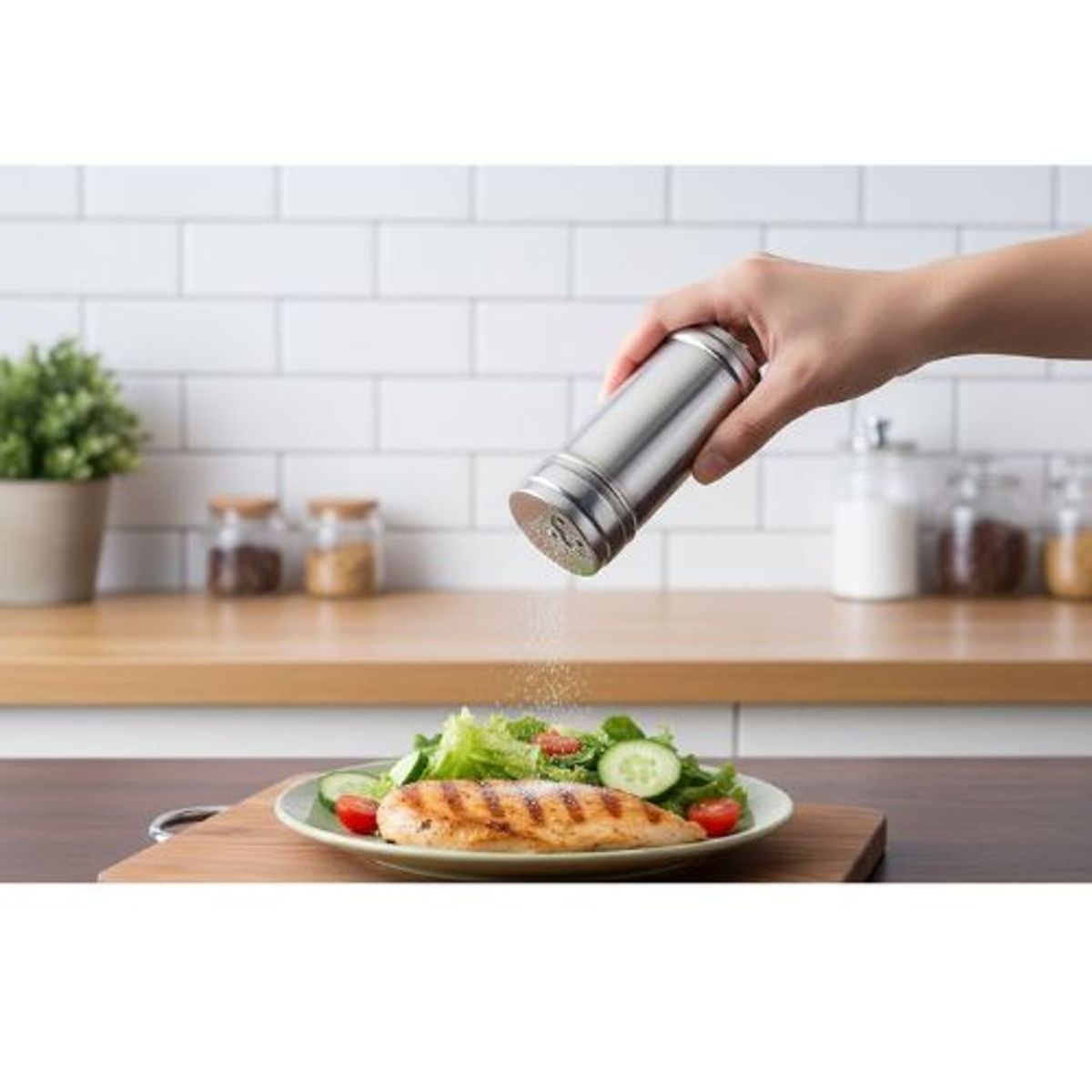 GENERICO - Especiero De Acero Inoxidable Condimentos