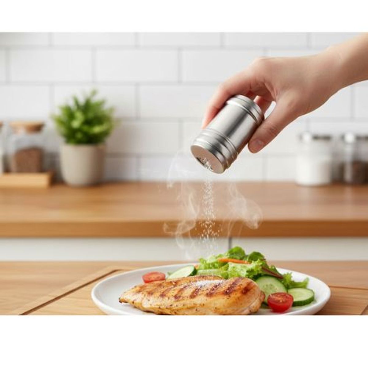 GENERICO - Especiero De Acero Inoxidable Condimentos