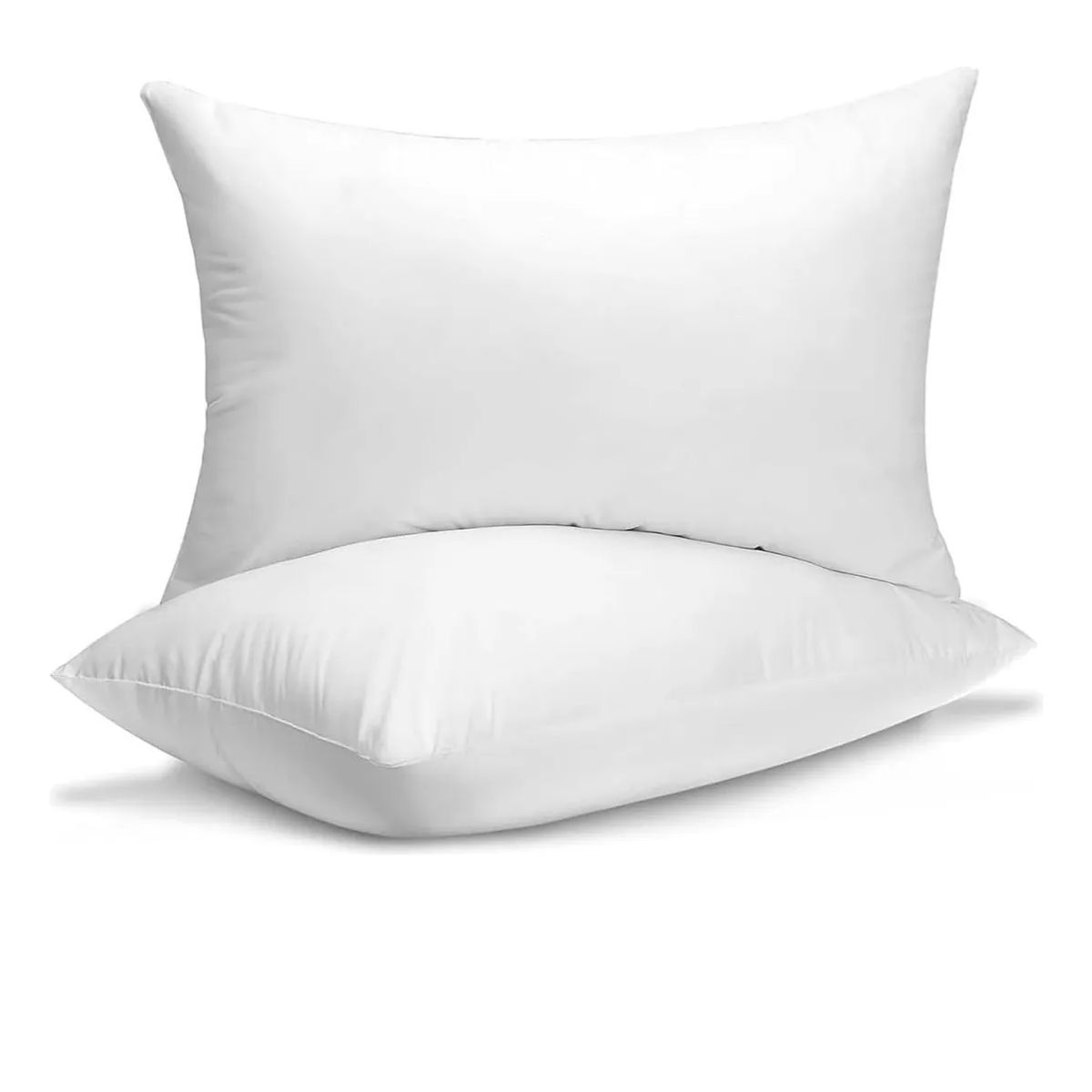 GENERICO - Pack 2 Almohadas Premium 70x40 Cm Suave Antiacaros Blanco