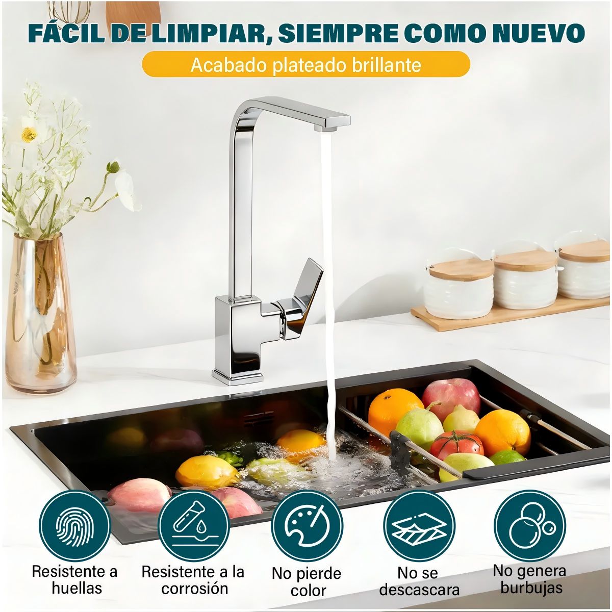 UMEXUS - lavaplatos llave lavaplatos monomando llaves inoxidable griferia