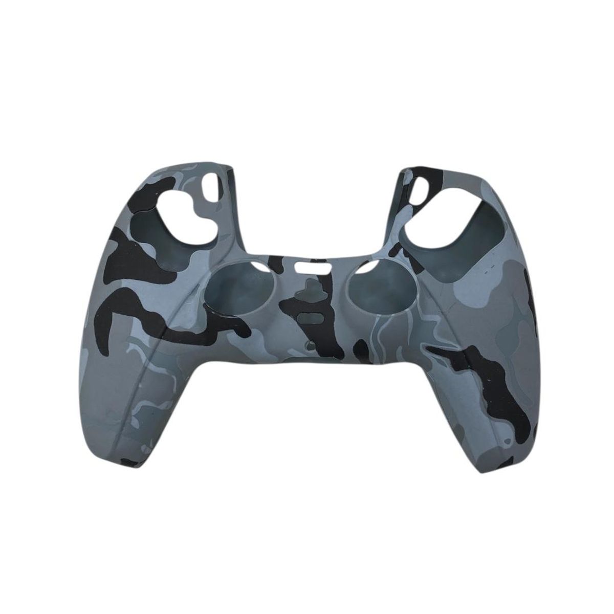 GENERICO - Funda Protectora Silicona Mando Compatible PlayStation MILITAR grises