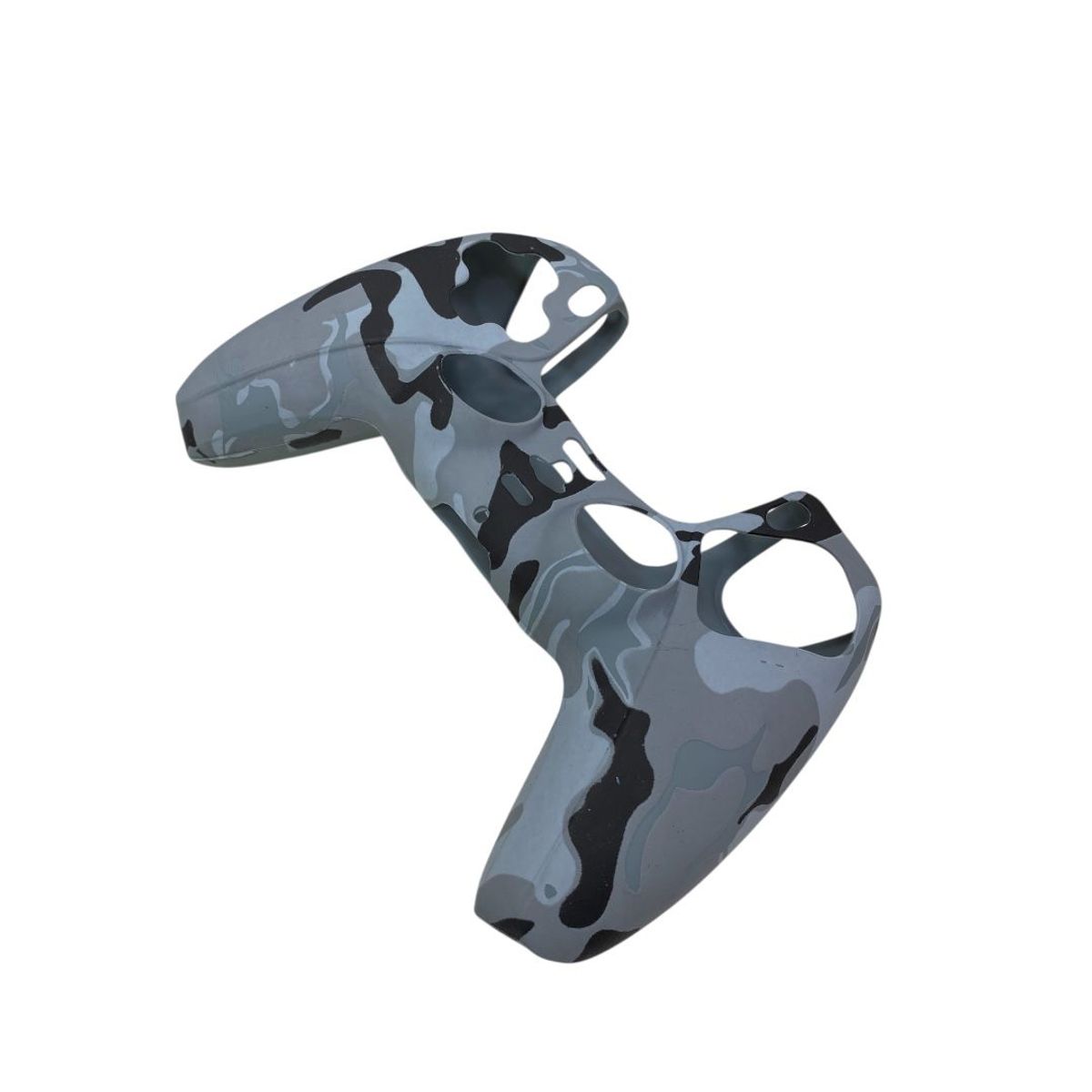 GENERICO - Funda Protectora Silicona Mando Compatible PlayStation MILITAR grises