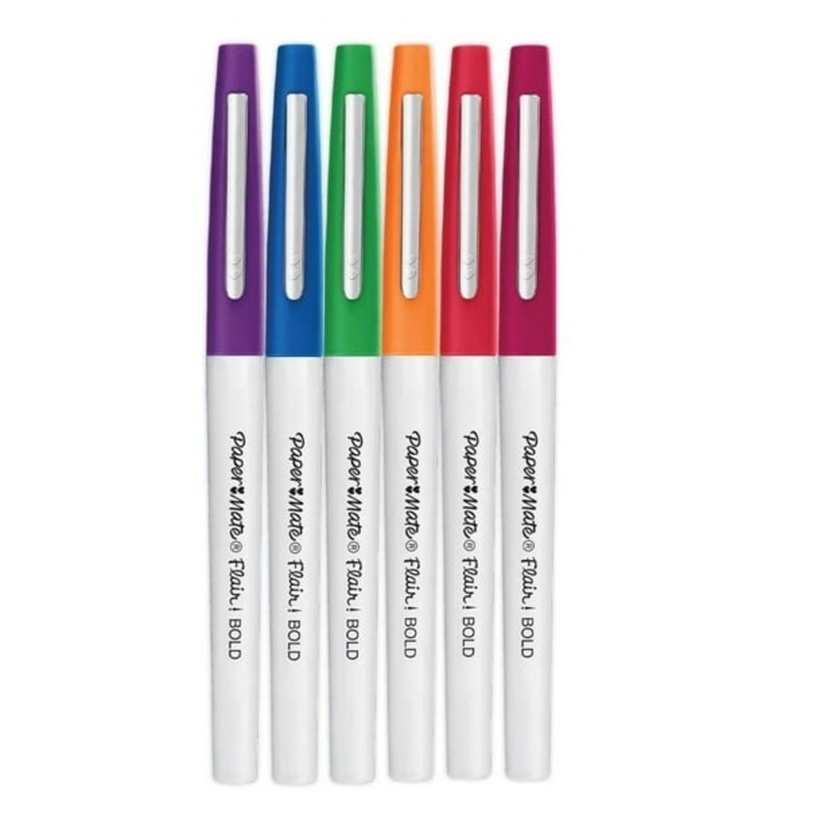 PAPER MATE - PACK 3 MARCADORES PAPER MATE FLAIR BOLD TIP X 6 PUNTA GRUESA