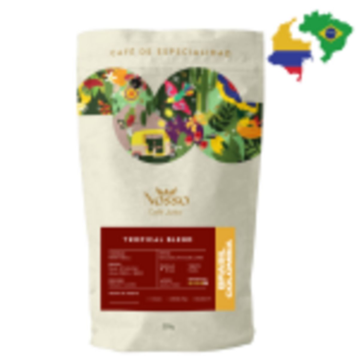 GENERICO - Cafe Molido Filtrado Nosso Cafe Justo Tropical Blend 250g