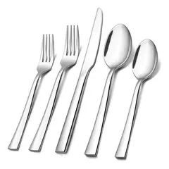 GENERICO - Juego De Cuchilleria De Acero Inoxidable 30 Piezas