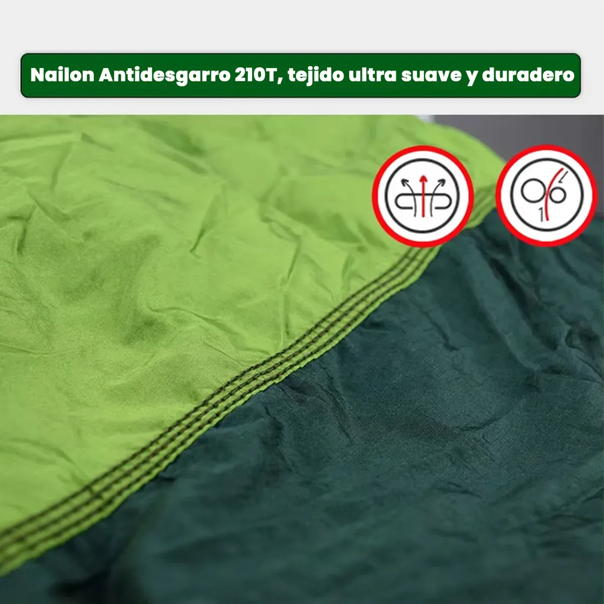 GENERICO - Hamaca Portátil Con Mosquitero Para Camping Aire Libre