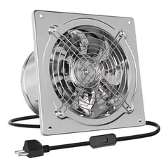 METEX - Extractor De Aire Ventilador Industrial 8inch 80w Con Enchuf