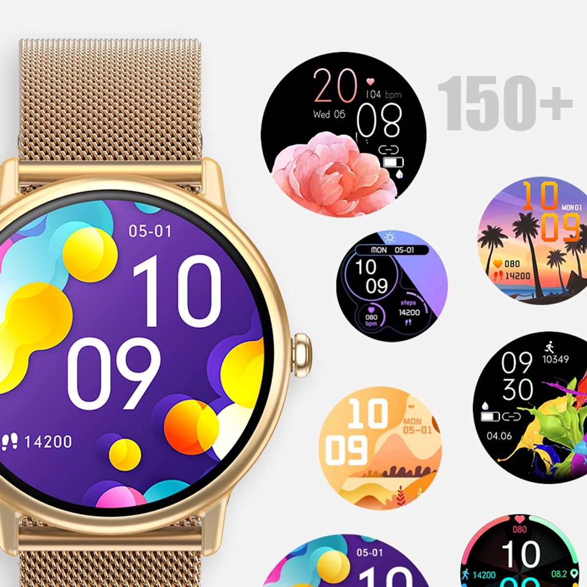 XIAOMI - Reloj inteligente resistente al agua Y86 negro + Redmi AirDots 2