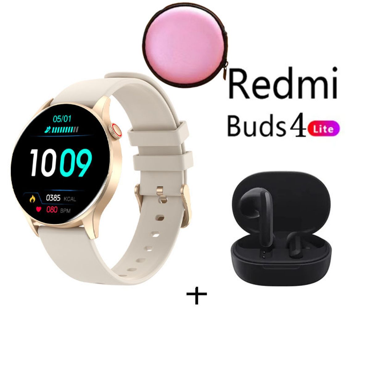 XIAOMI - Reloj inteligente deportivo Y85+Audifonos Redmi Buds4 Lite y Estuche