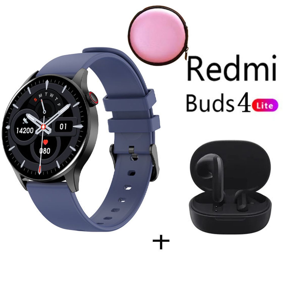 XIAOMI - Reloj inteligente deportivo Y85+Audifonos Redmi Buds4 Lite y Estuche