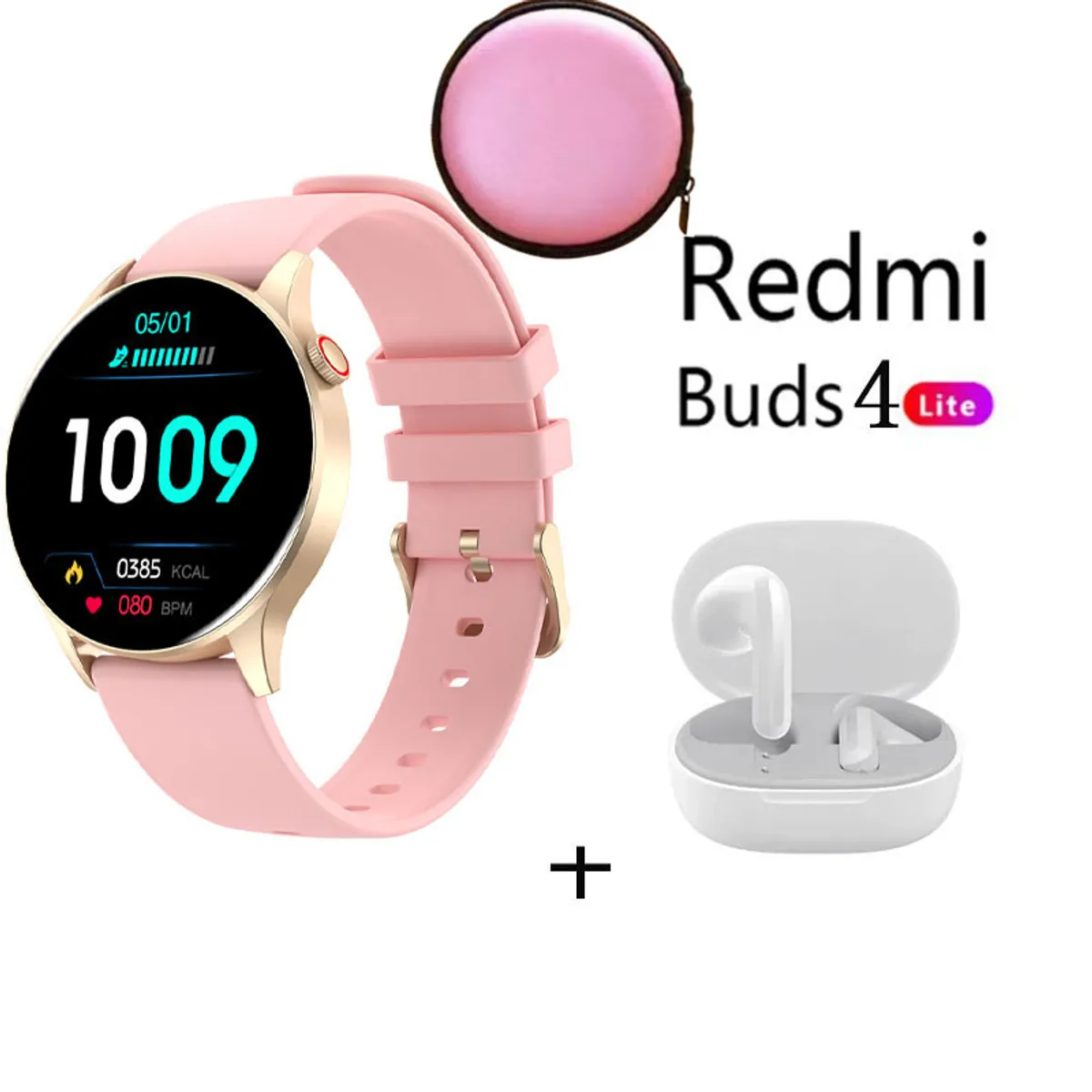 XIAOMI - Reloj inteligente deportivo Y85+Audifonos Redmi Buds4 Lite y Estuche