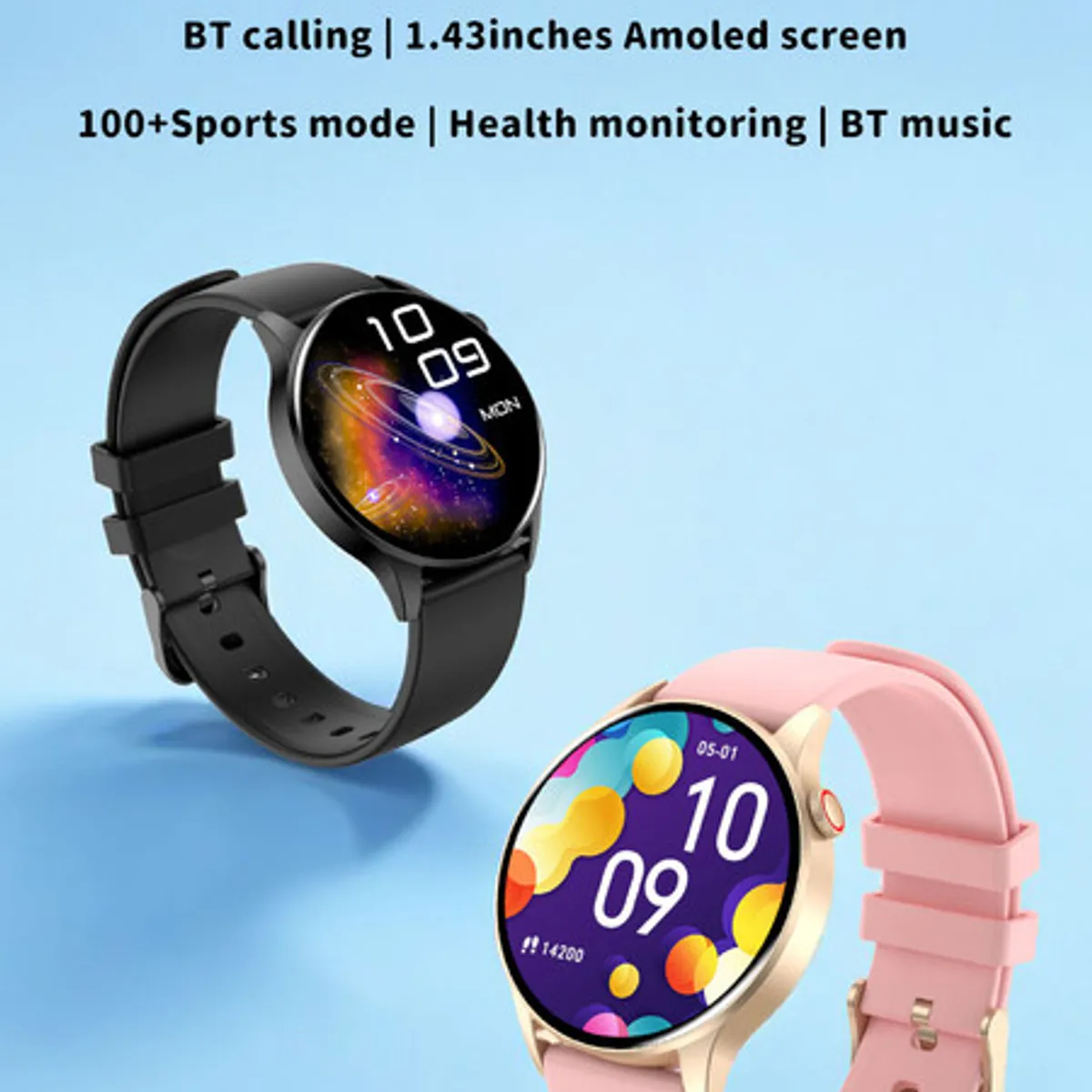 XIAOMI - Reloj inteligente deportivo Y85+Audifonos Redmi Buds4 Lite Blanquecino